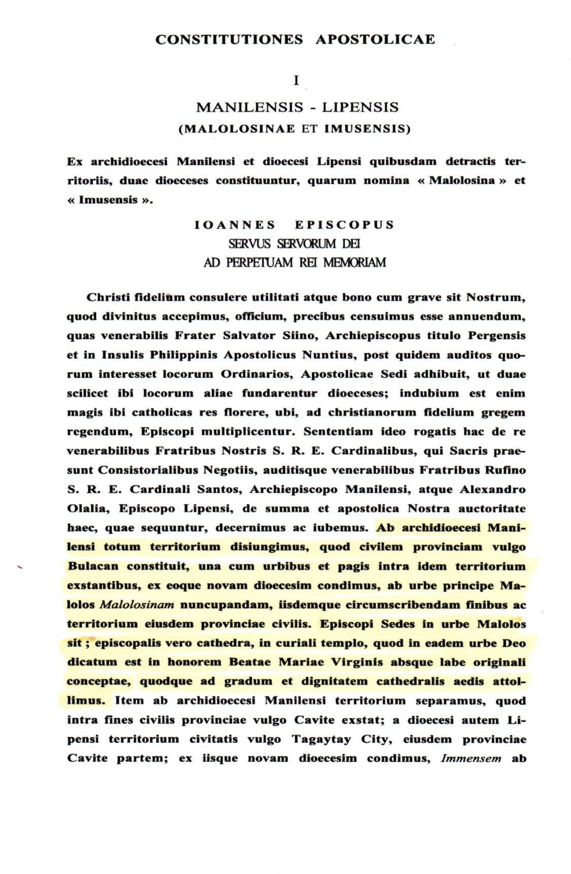 Christi Fidelium - Document